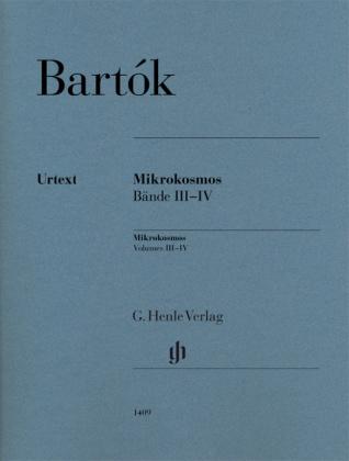 Béla Bartók Mikrokosmos Bände III-IV, Urtext