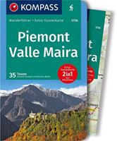 Kompass-Karten KOMPASS Wanderführer Piemont, Valle Maira, 35 Touren