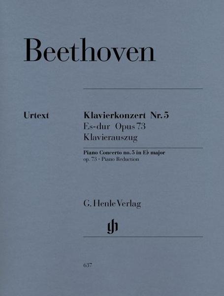 Ludwig van Beethoven Konzert für Klavier und Orchester Nr. 5 Es-dur op. 73