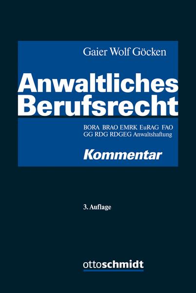 Schmidt, Otto Anwaltliches Berufsrecht