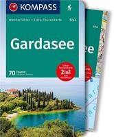 Kompass - Gardasee - Wandelgids Flexibler Einband Mit Umschlagklappen