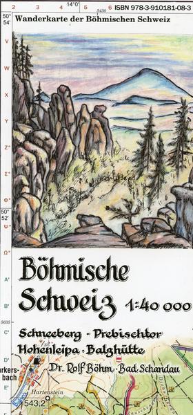 Rolf Böhm Böhmische Schweiz 1 : 40 000