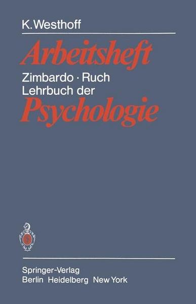 K. Westhoff Lehrbuch der Psychologie