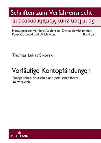 Thomas Lukas Sikorski Vorläufige Kontopfändungen