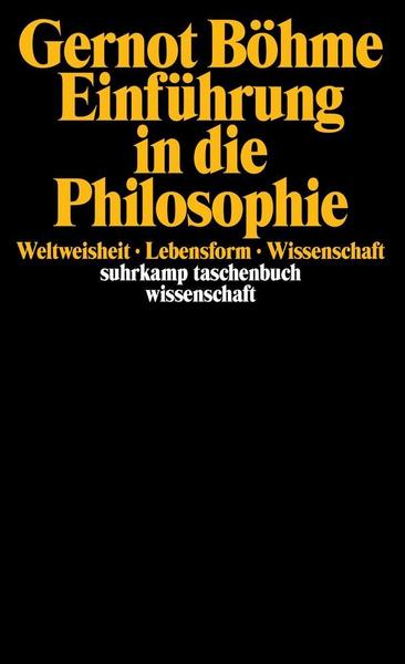 Gernot Böhme Einführung in die Philosophie