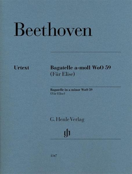 Ludwig van Beethoven Bagatelle a-moll WoO 59 (Für Elise)