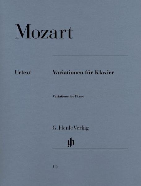Wolfgang Amadeus Mozart Variationen für Klavier