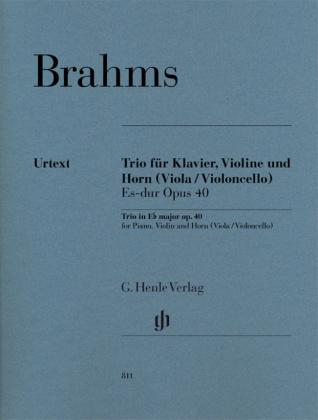 Johannes Brahms Trio für Klavier, Violine und Horn (Viola / Violoncello) Es-dur Opus 40