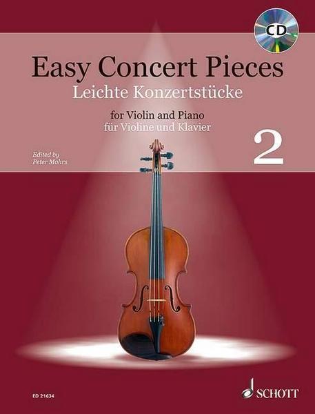 Van Ditmar Boekenimport B.V. Easy Concert Pieces. Violine Und Klavier Band 2. Ausgabe Mit Cd