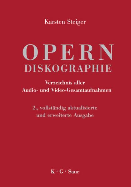 Karsten Steiger Opern-Diskographie