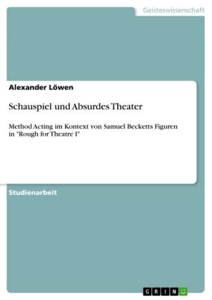 Alexander Löwen Schauspiel und Absurdes Theater