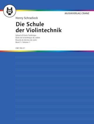 Henry Schradieck Die Schule der Violintechnik