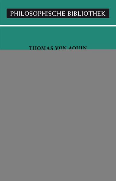 Thomas Aquin Über Seiendes und Wesenheit