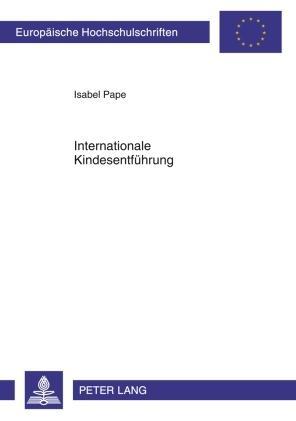 Isabel Pape Internationale Kindesentführung