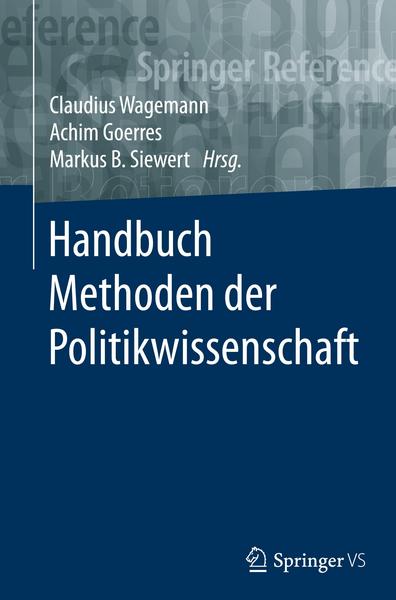 Springer Fachmedien Wiesbaden GmbH Handbuch Methoden der Politikwissenschaft