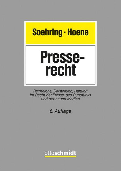 Jörg Soehring, Verena Hoene Presserecht