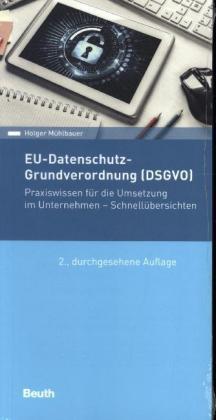 Holger Mühlbauer EU-Datenschutz-Grundverordnung (DSGVO)