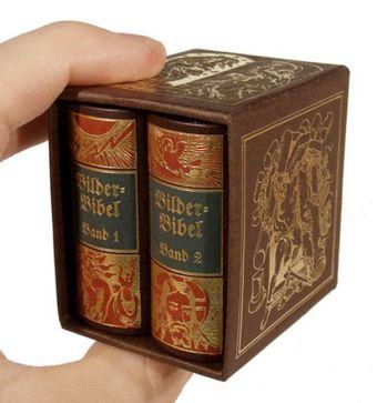 Miniaturbuch Bilderbibel (2 Bände)