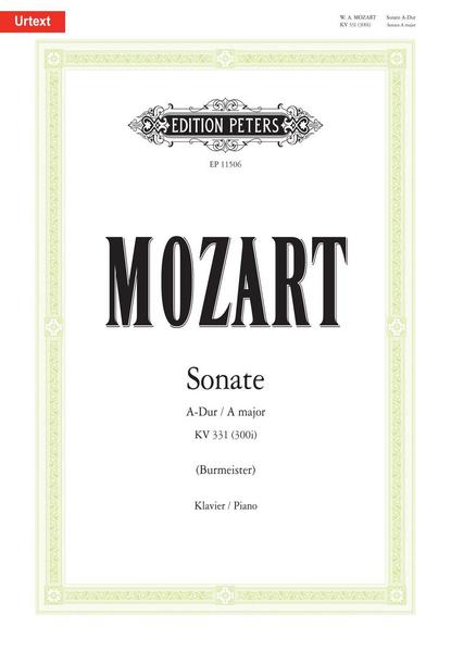 Wolfgang Amadeus Mozart Sonate A-Dur KV 331 (300i)