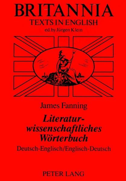 James Fanning Literaturwissenschaftliches Wörterbuch