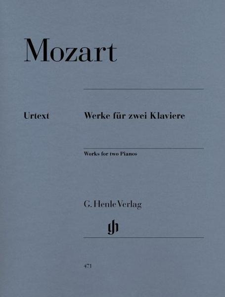 Wolfgang Amadeus Mozart Werke für zwei Klaviere