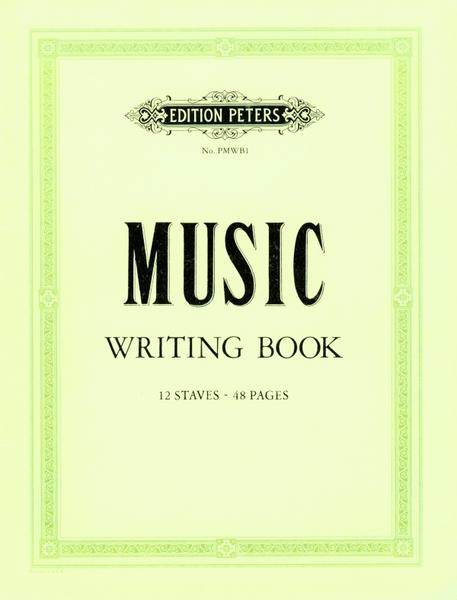 Edition Peters Peters Music Writing Book