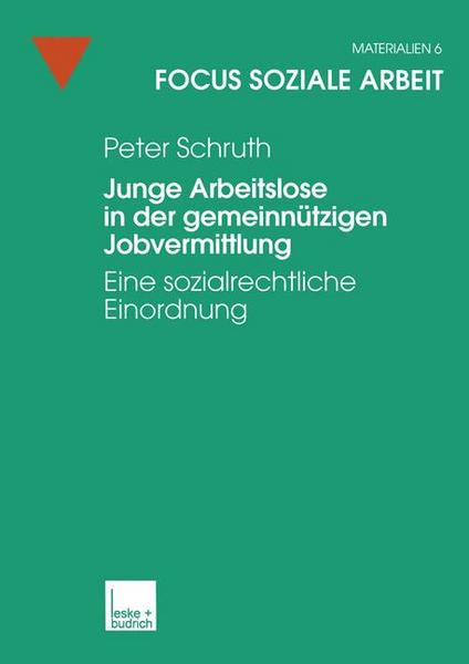 Peter Schruth Junge Arbeitslose in der gemeinnützigen Jobvermittlung