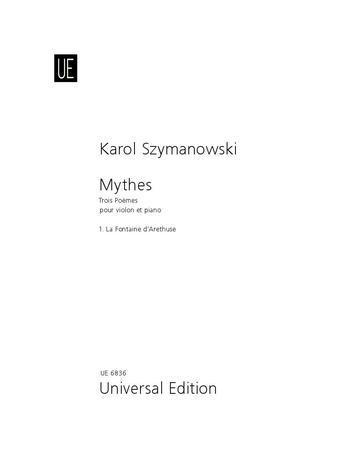 Universal Edition AG Szymanowski, K: Mythes: 1. La fontaine d'Arethuse