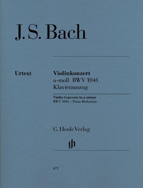 Johann Sebastian Bach Konzert für Violine und Orchester a-moll BWV 1041