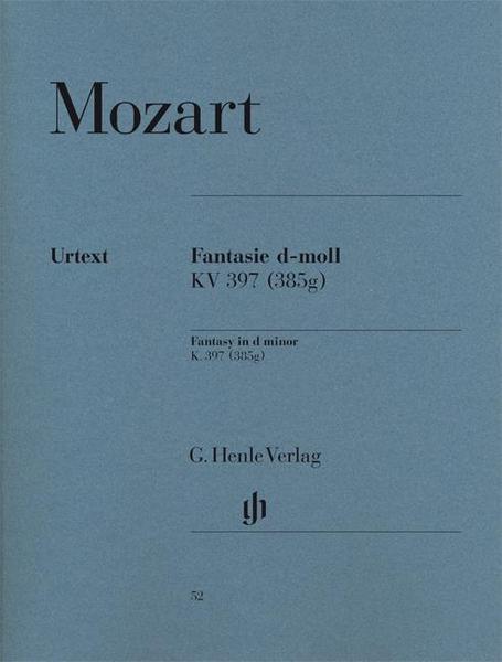 Wolfgang Amadeus Mozart Fantasie d-moll KV 397 (385g)