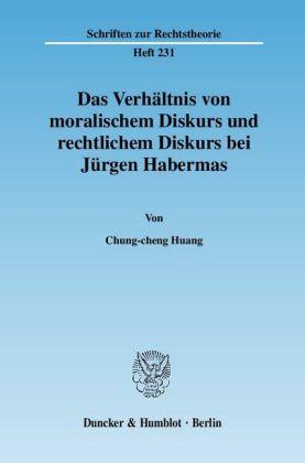 Chung-cheng Huang Das Verhältnis von moralischem Diskurs und rechtlichem Diskurs bei Jürgen Habermas.