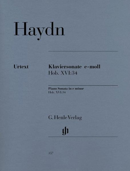 Joseph Haydn Haydn, Joseph - Klaviersonate e-moll Hob. XVI:34