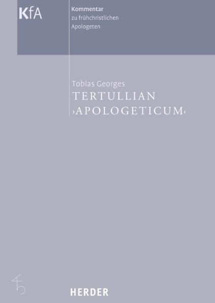 Tobias Georges Tertullian 'Apologeticum'