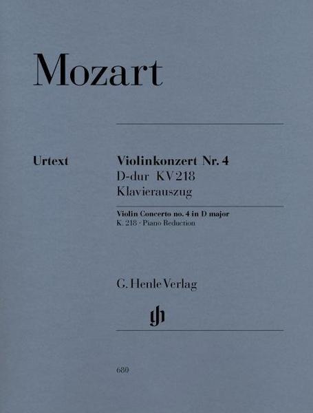 Wolfgang Amadeus Mozart Violinkonzert Nr. 4 D-dur KV 218