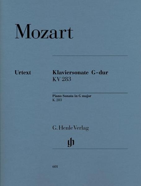 Wolfgang Amadeus Mozart Klaviersonate G-dur KV 283 (189h)