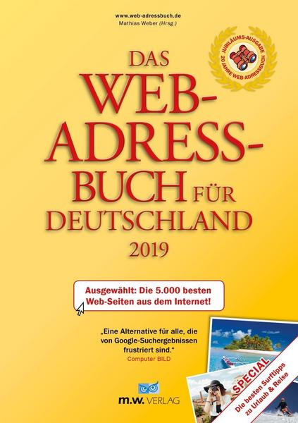 M.w. Verlag Das Web-Adressbuch für Deutschland 2019