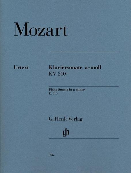 Wolfgang Amadeus Mozart Klaviersonate a-moll KV 310 (300d)