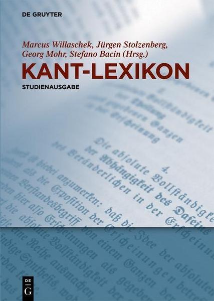 De Gruyter Kant-Lexikon