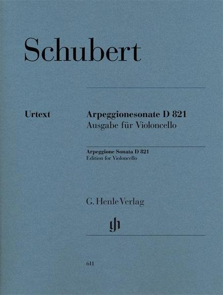 Franz Schubert Sonate für Klavier und Arpeggione a-moll D 821 (op. post.) (Fassung für Violoncello)