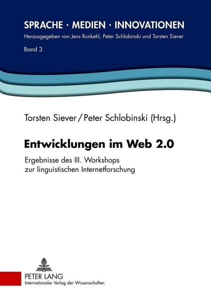 Peter Lang GmbH, Internationaler Verlag der Wissenschaften Entwicklungen im Web 2.0
