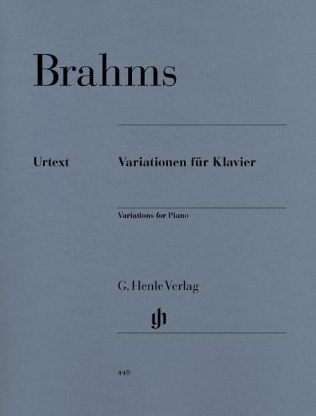 Johannes Brahms Variationen für Klavier