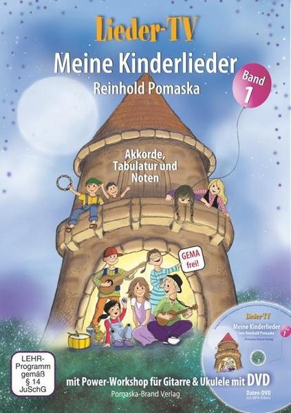 Reinhold Pomaska Lieder-TV: Meine Kinderlieder – Band 1 (mit DVD)