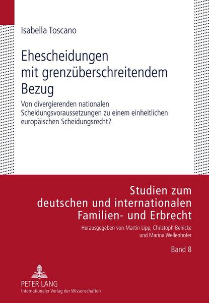 Isabella Toscano Ehescheidungen mit grenzüberschreitendem Bezug