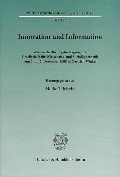 Duncker & Humblot Innovation und Information.