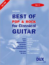 Edition DUX Best of Pop & Rock for Classical Guitar Vol. 11
