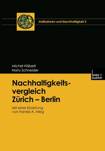 Michel Häberli, Norry Schneider Nachhaltigkeitsvergleich Zürich - Berlin