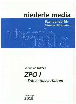 Sönke M. Willers ZPO I Erkenntnisverfahren - 2020