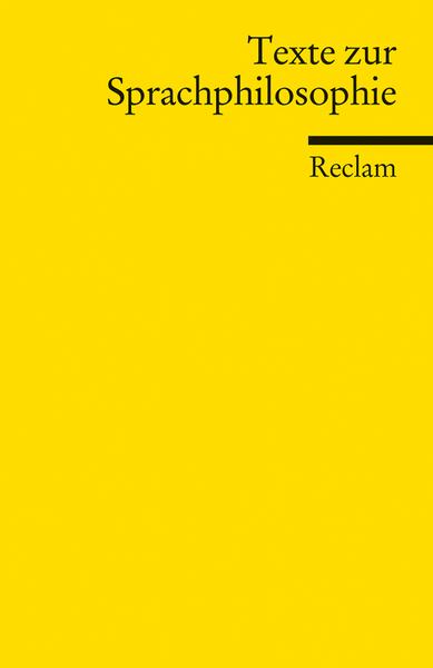Reclam, Philipp Texte zur Sprachphilosophie