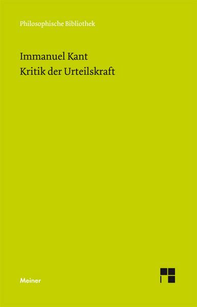 Immanuel Kant Kritik der Urteilskraft