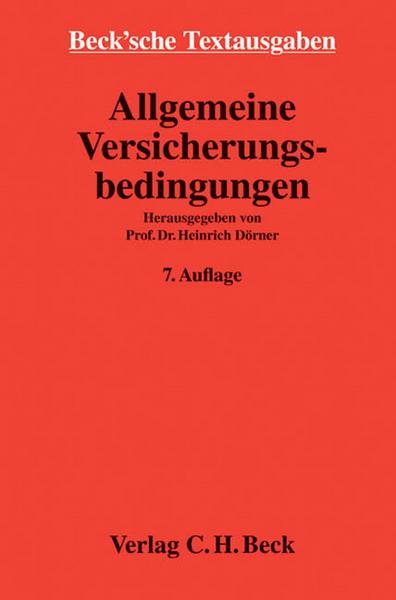 C.H.Beck Allgemeine Versicherungsbedingungen